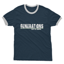 Load image into Gallery viewer, GENERATIONS WHITE Adult Ringer T-Shirt