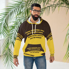 Load image into Gallery viewer, BROWN GOLD PADRES MSK Unisex Pullover Hoodie (AOP)