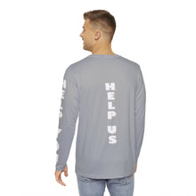Load image into Gallery viewer, BABY GREY TGOOD Men's Long Sleeve Shirt (AOP)