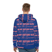 Load image into Gallery viewer, BLUE Mauve MSK Men's Hoodie (AOP)