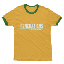 Load image into Gallery viewer, GENERATIONS WHITE Adult Ringer T-Shirt
