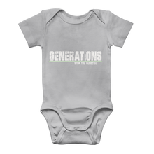 Load image into Gallery viewer, GENERATIONS WHITE Classic Baby Onesie Bodysuit