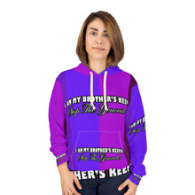 Load image into Gallery viewer, PURPLE CRAYON MSK Unisex Pullover Hoodie (AOP)