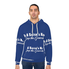 Load image into Gallery viewer, Blue Sister Unisex Pullover Hoodie (AOP)