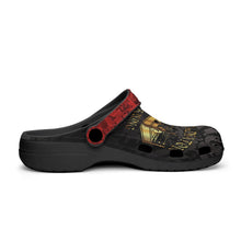 Load image into Gallery viewer, 613. Black-base AOP Clogs