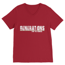 Load image into Gallery viewer, GENERATIONS WHITE Premium V-Neck T-Shirt