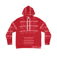 Load image into Gallery viewer, DEEP RED Mauve MSK Men's Hoodie (AOP)