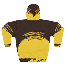 Load image into Gallery viewer, BROWN GOLD PADRES MSK Unisex Pullover Hoodie (AOP)