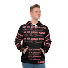 Load image into Gallery viewer, BLACK Mauve MSK Men's Hoodie (AOP)