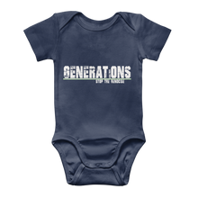 Load image into Gallery viewer, GENERATIONS WHITE Classic Baby Onesie Bodysuit