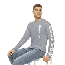 Load image into Gallery viewer, BABY GREY TGOOD Men's Long Sleeve Shirt (AOP)
