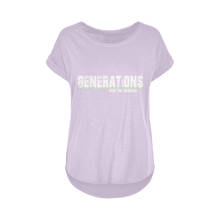 Load image into Gallery viewer, GENERATIONS WHITE Women's Long Slub T-Shirt XS-5XL