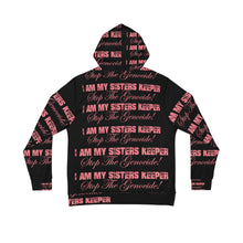 Load image into Gallery viewer, BLACK Mauve MSK Men's Hoodie (AOP)