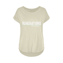 Load image into Gallery viewer, GENERATIONS WHITE Women's Long Slub T-Shirt XS-5XL
