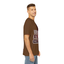 Load image into Gallery viewer, BROWN WINE Men's Polyester Tee (AOP)