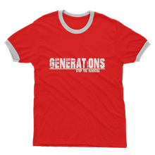 Load image into Gallery viewer, GENERATIONS WHITE Adult Ringer T-Shirt
