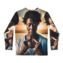 Load image into Gallery viewer, Blackish Men's Long Sleeve Shirt (AOP)