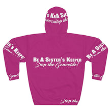 Load image into Gallery viewer, Fushia Sister Unisex Pullover Hoodie (AOP)