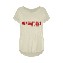Load image into Gallery viewer, GENERATIONS RED Women's Long Slub T-Shirt XS-5XL