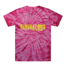 Load image into Gallery viewer, GENERATIONS YELLOW Tonal Spider Tie-Dye T-Shirt