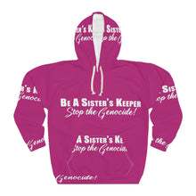 Load image into Gallery viewer, Fushia Sister Unisex Pullover Hoodie (AOP)