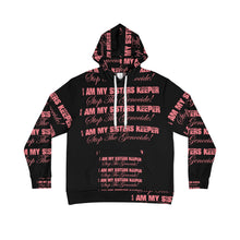 Load image into Gallery viewer, BLACK Mauve MSK Men's Hoodie (AOP)
