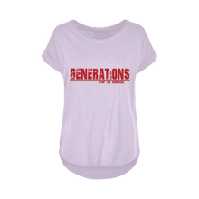 Load image into Gallery viewer, GENERATIONS RED Women's Long Slub T-Shirt XS-5XL