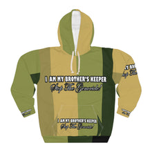 Load image into Gallery viewer, BEIGE STRIPE MSK Unisex Pullover Hoodie (AOP)
