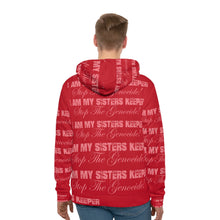 Load image into Gallery viewer, DEEP RED Mauve MSK Men's Hoodie (AOP)