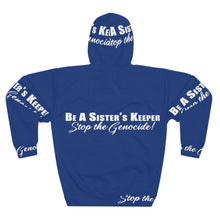 Load image into Gallery viewer, Blue Sister Unisex Pullover Hoodie (AOP)