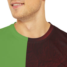Load image into Gallery viewer, GREEN WINE Men's Polyester Tee (AOP)