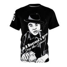 Load image into Gallery viewer, GANGSTA OFF YELLA GOOD Unisex Cut & Sew Tee (AOP)