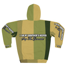 Load image into Gallery viewer, BEIGE STRIPE MSK Unisex Pullover Hoodie (AOP)