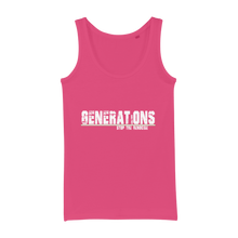 Load image into Gallery viewer, GENERATIONS WHITE Organic Jersey Womens Tank Top