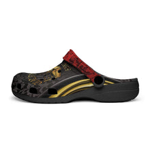 Load image into Gallery viewer, 613. Black-base AOP Clogs