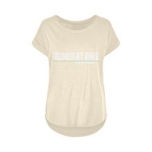 Load image into Gallery viewer, GENERATIONS WHITE Women's Long Slub T-Shirt XS-5XL