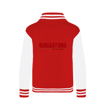 Load image into Gallery viewer, GENERATIONS RED Varsity Jacket