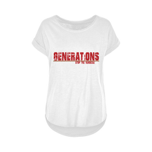 Load image into Gallery viewer, GENERATIONS RED Women's Long Slub T-Shirt XS-5XL