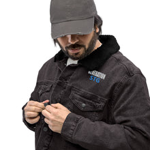 Load image into Gallery viewer, Unisex denim sherpa jacket