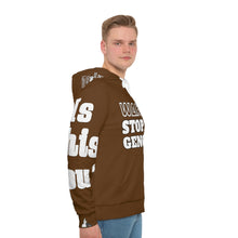 Load image into Gallery viewer, BROWN Men's All-Over-Print Hoodie