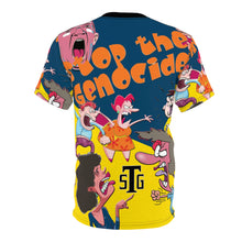 Load image into Gallery viewer, BLUEGREEN CARTOON Unisex Cut & Sew Tee (AOP)