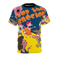 Load image into Gallery viewer, BLUEGREEN CARTOON Unisex Cut & Sew Tee (AOP)