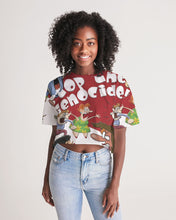 Load image into Gallery viewer, Geno Cartoon Women's Lounge Cropped Tee