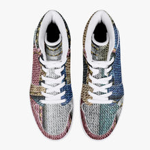 Load image into Gallery viewer, 209. Jean Patch High-Top Leather Sneakers - White / Black
