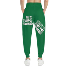 Load image into Gallery viewer, DARK GREEN Athletic Joggers (AOP)