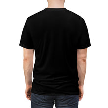 Load image into Gallery viewer, Black Unisex Cut & Sew Tee (AOP)