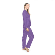 Load image into Gallery viewer, BLUE BERRY Women's Satin Pajamas (AOP)