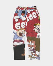 Load image into Gallery viewer, Geno Cartoon Women's Belted Tapered Pants