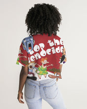 Load image into Gallery viewer, Geno Cartoon Women's Lounge Cropped Tee