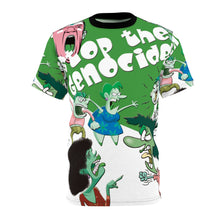 Load image into Gallery viewer, GREEN CARTOON Unisex Cut & Sew Tee (AOP)